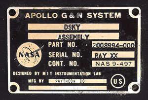 Lot #2223  Apollo Display and Keyboard Assembly (DSKY) - Image 4