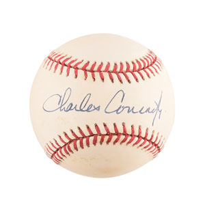 Lot #2429 Charles Conrad Signed Baseball