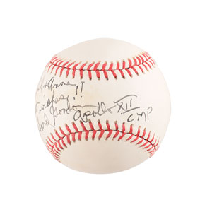 Lot #2431 Richard Gordon Signed Baseball - Image 2