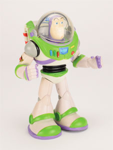 Lot #2374 Buzz Aldrin Signed Buzz Lightyear Toy - Image 2