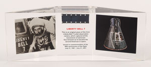 Lot #2173  Liberty Bell 7 Flown Film Fragment - Image 1
