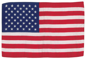 Lot #2336 John Young's Apollo 16 Flown American Flag - Image 1