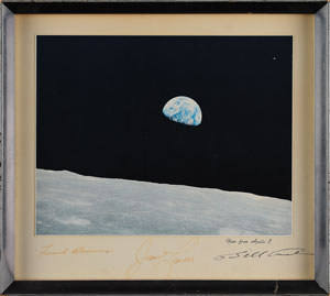 Lot #2253  Apollo 8 Signed Photograph