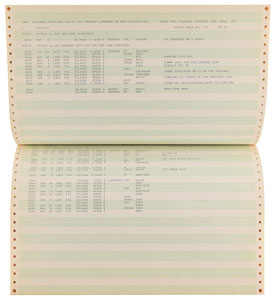 Lot #2075  Apollo 10 Rope LUMINARY Revision 69 Assembly Listing - Image 4