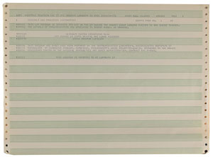 Lot #2085  Apollo 12 Rope LUMINARY Revision 116 Assembly Listing - Image 4