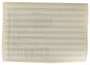 Lot #2085  Apollo 12 Rope LUMINARY Revision 116 Assembly Listing - Image 6