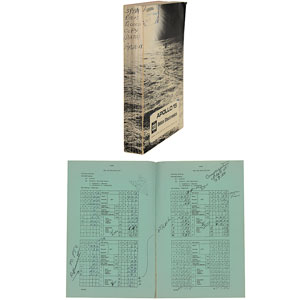 Lot #2094  Apollo 15 Delco Electronics Book Used by MIT Rep - Image 1