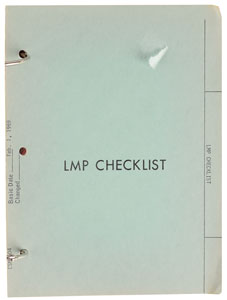 Lot #2097  Apollo 7 Flight Crew Abbreviated Checklist Used by Russ Larson - Image 10