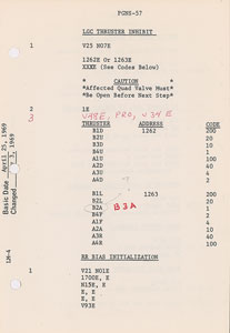 Lot #2071  Apollo 10 Contingency Checklist Used by Russ Larson - Image 11