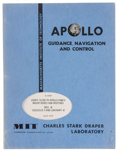 Lot #2095  Apollo 15 Guidance, Navigation & Control User's Guide - Image 2
