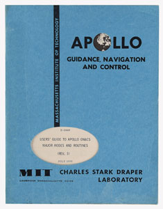 Lot #2090  Apollo 14 Guidance, Navigation & Control User's Guide - Image 1