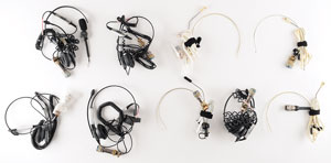 Lot #2627  Space Shuttle Group of (9) Very Lightweight Headsets - Image 1
