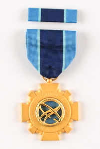 Lot #2703  NASA Distinguished Service Medal - Image 1
