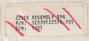 Lot #2603  Space Shuttle BPA Cover Assembly - Image 3