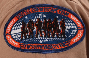 Lot #2620  Space Shuttle Escape Crew Team Member Coverall Suit - Image 3