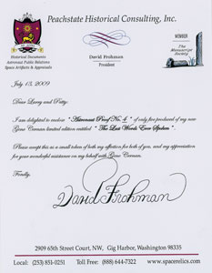 Lot #2343 Gene Cernan Signed 'Astronaut Proof' Print - Image 4