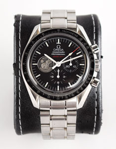 Lot #2294 Michael Collins Signed Apollo 11 Omega Speedmaster Watch - Image 1