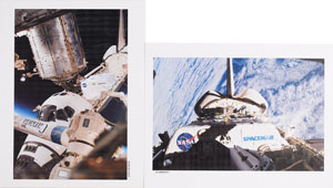 Lot #2581  Space Shuttle Flown Spacehab Banner - Image 3