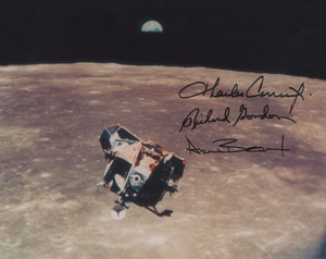 Lot #2407  Apollo 12 Signed Photograph