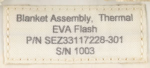 Lot #2622  Space Shuttle EVA Camera Flash Thermal Blanket - Image 2