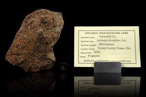 Lot #2115  Clarendon (C) Stone Meteorite Slice and Fragment - Image 6