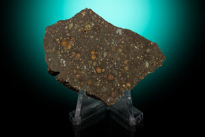Lot #2128  NWA 4502 Stone Meteorite Slice - Image 1