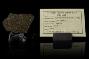 Lot #2128  NWA 4502 Stone Meteorite Slice - Image 3