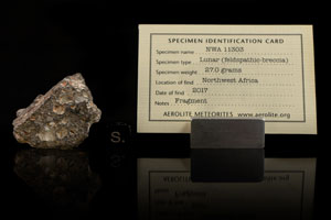 Lot #2121  NWA 11303 Lunar Meteorite Fragment - Image 3