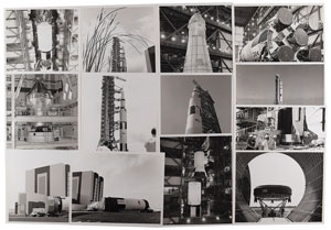 Lot #2006  Apollo 11 Saturn V Lot of (13) Vintage Original NASA Photographs