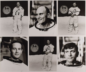 Lot #2025  Apollo 16 Lot of (6) Vintage Original NASA Photographs - Image 1