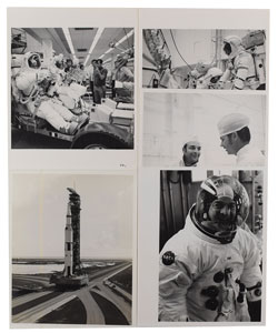 Lot #2032  Apollo 17 Lot of (19) Vintage Original NASA Photographs - Image 2