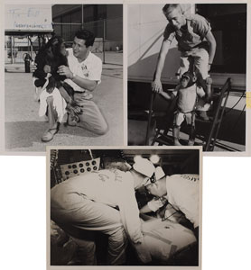 Lot #2056  Ham and Enos Chimpanzee Vintage Original NASA Photographs - Image 1