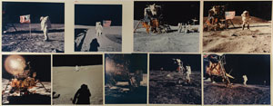 Lot #2042  Apollo Program (9) Vintage Original NASA Photographs - Image 1
