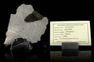 Lot #2134  Saint-Aubin Iron Meteorite Slice - Image 2