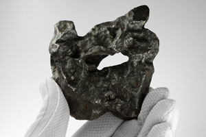 Lot #2116  Campo del Cielo Iron Meteorite Individual with Natural Hole - Image 3