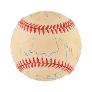 Lot #738  Boston: Sib Hashian's RTZ Signed Baseball - Image 1