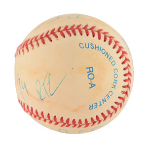 Lot #738  Boston: Sib Hashian's RTZ Signed Baseball - Image 2