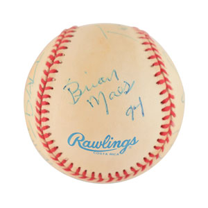 Lot #738  Boston: Sib Hashian's RTZ Signed Baseball - Image 3