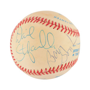 Lot #738  Boston: Sib Hashian's RTZ Signed Baseball - Image 4