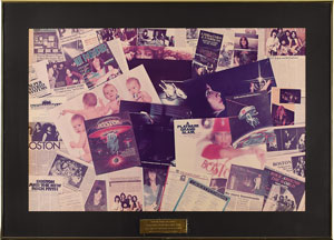 Lot #714  Boston: Sib Hashian's 1977 Epic Records Display - Image 1