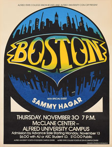 Lot #719  Boston: Sib Hashian's 1979 Alfred University Poster - Image 1