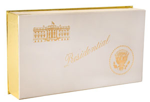 Lot #25 John F. Kennedy White House VIP Gift Soap Set of (3) Large Bars - Image 2