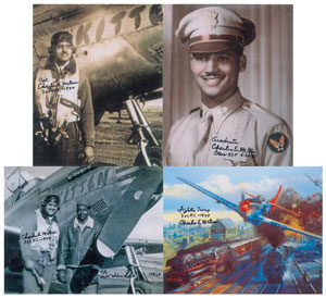 Lot #443  Tuskegee Airmen: Charles McGee - Image 1