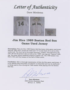 Lot #1138 Jim Rice - Image 4