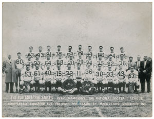 Lot #1134  Philadelphia Eagles: 1949 - Image 1