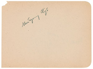 Lot #934 Montgomery Clift