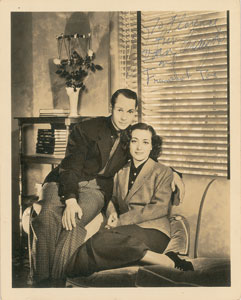 Lot #939 Joan Crawford and Franchot Tone - Image 1