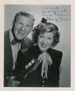 Lot #927 George Burns and Gracie Allen - Image 1