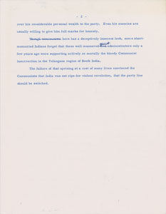 Lot #11 John F. Kennedy Speech Draft - Image 2