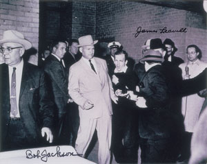 Lot #73  Kennedy Assassination: Jim Leavelle Signed Photograph - Image 1